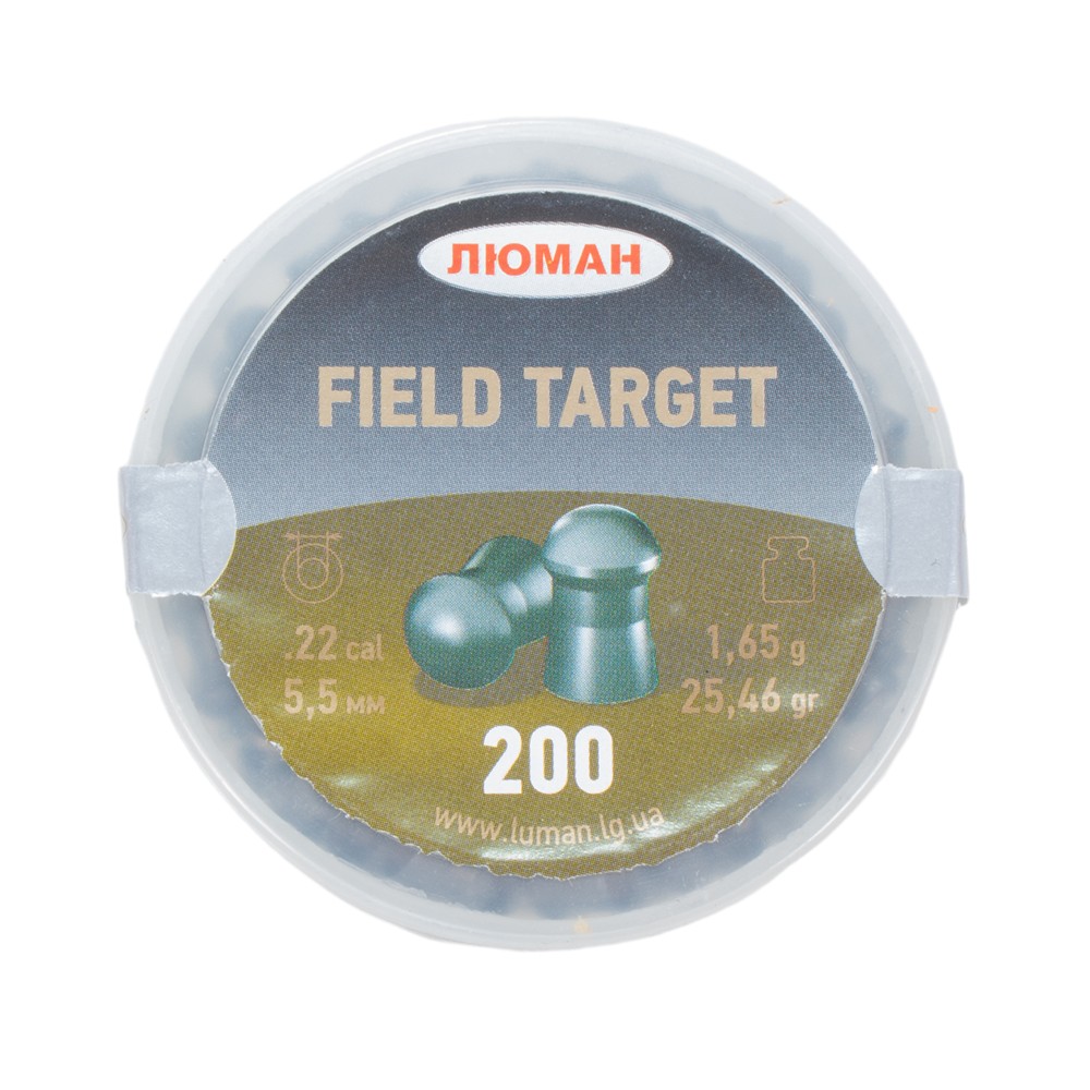 МП Пуля пневм. "Field Target", 1,65 г. 5,5 мм. (200 шт.) (36 в упаковке) - фото 1