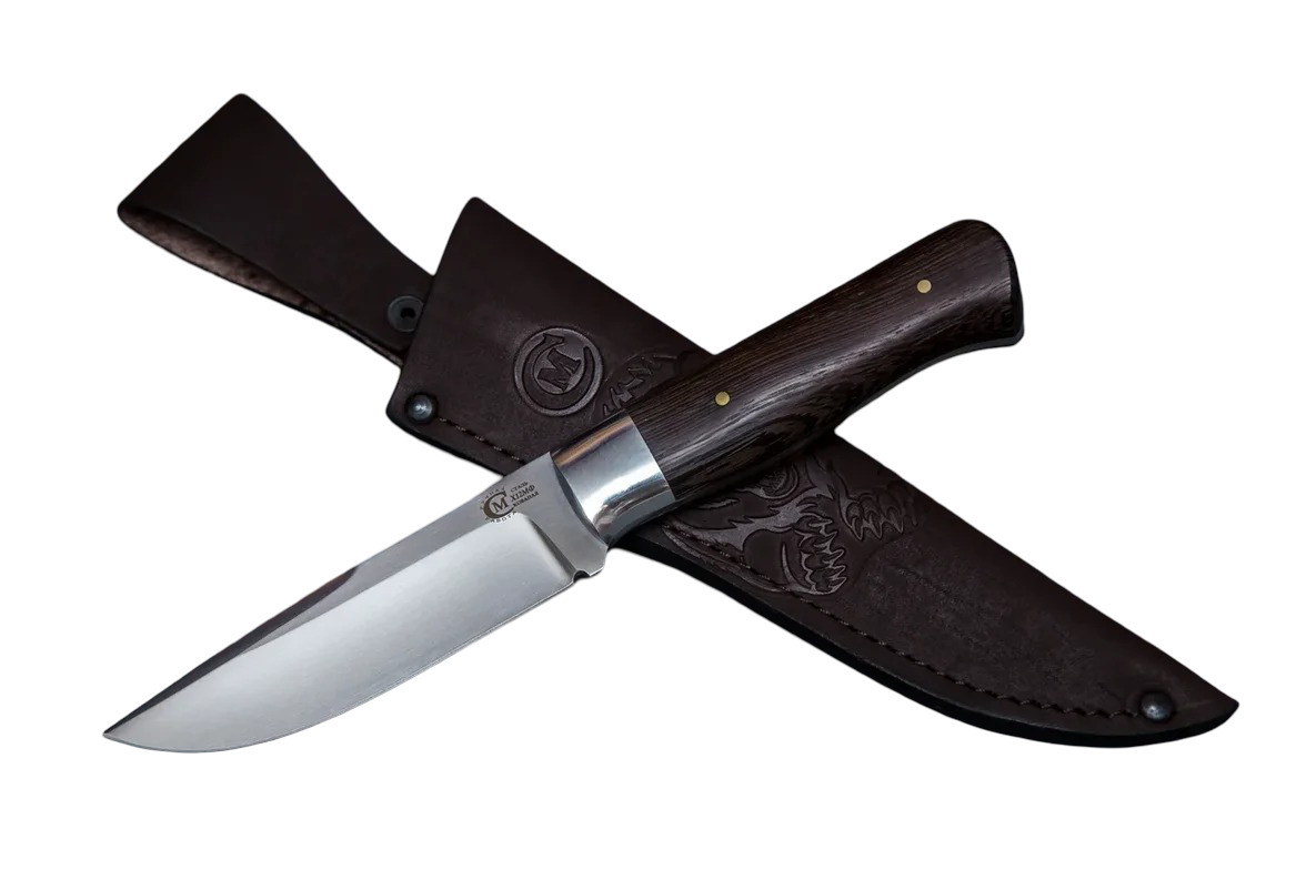 Нож ИП СЕМИНА Соболь кованая сталь Х12МФ ц м дюраль венге - фото 1