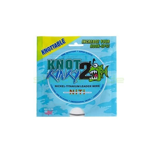 Поводковый материал Aquateko Knot 2 Kinky 1x1 Titanium 45lbs 4,5м - фото 1