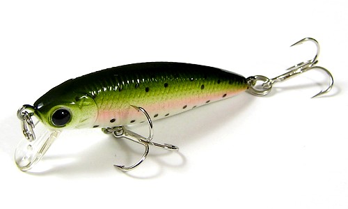 Воблер Lucky Craft Bevy minnow 45 SP 276 laser rainbow trout - фото 1