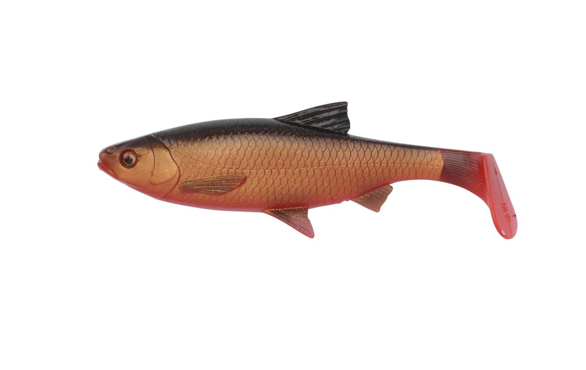 Приманка Savage Gear 3D LB river roach paddletail 18см 70гр blood belly 2шт - фото 1