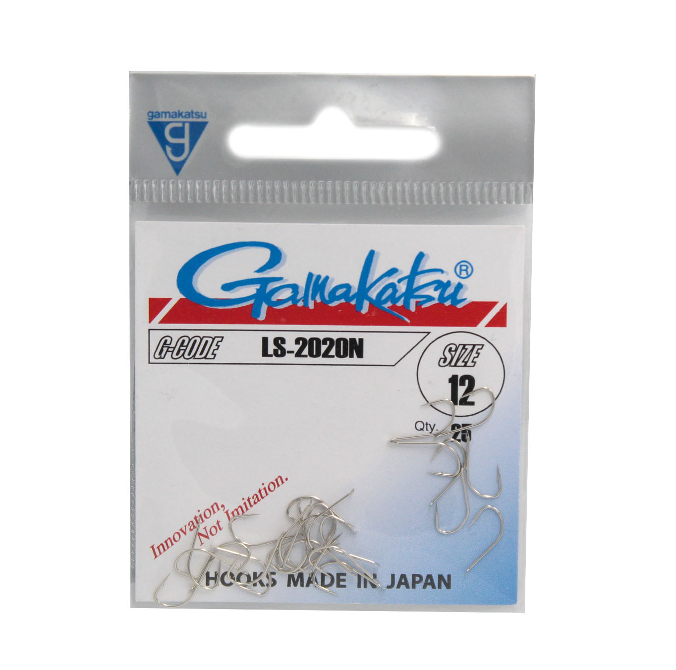 Крючок Gamakatsu LS-2020N nickel №12 - фото 1