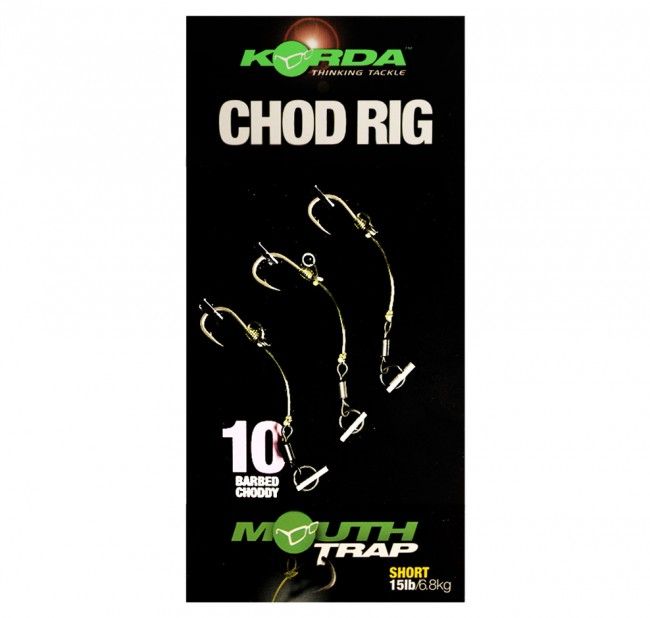 Оснастка волосяная Korda Chod Rig Short Barbed X-06 2,5см - фото 1