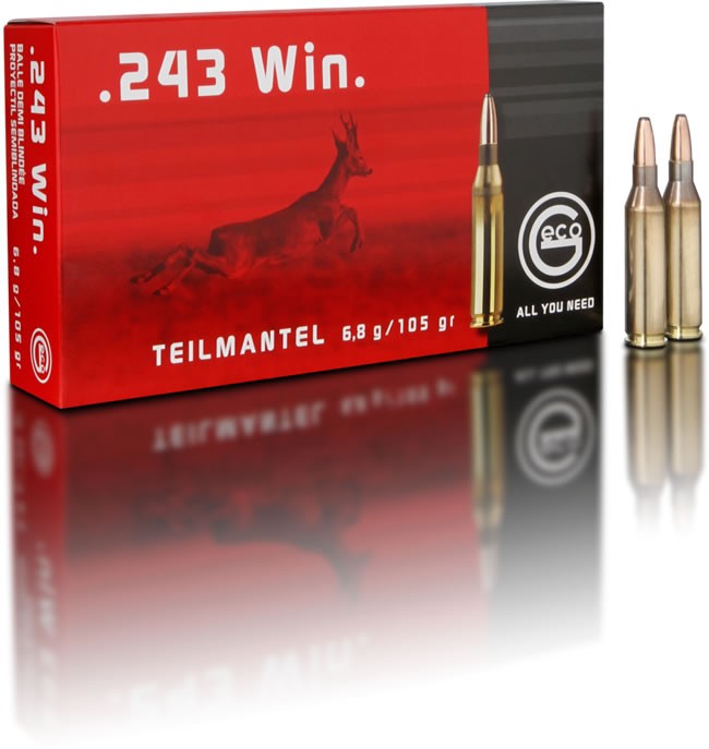 Патрон 243Win Geco TM SP target 6,8г - фото 1