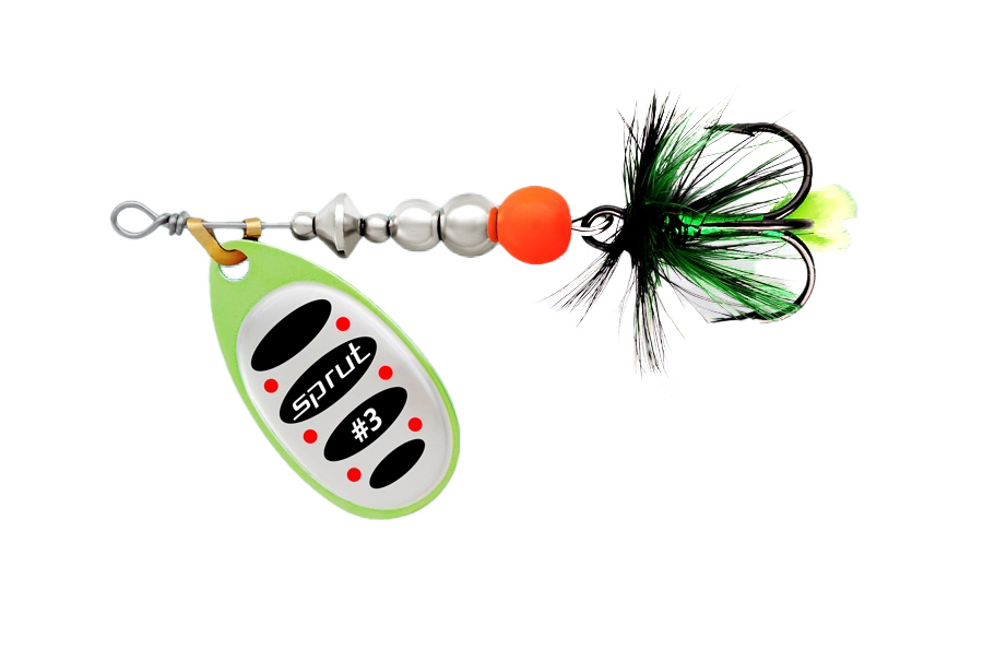 Блесна Sprut Alba Ball System Spinner №3 7гр LSBK - фото 1