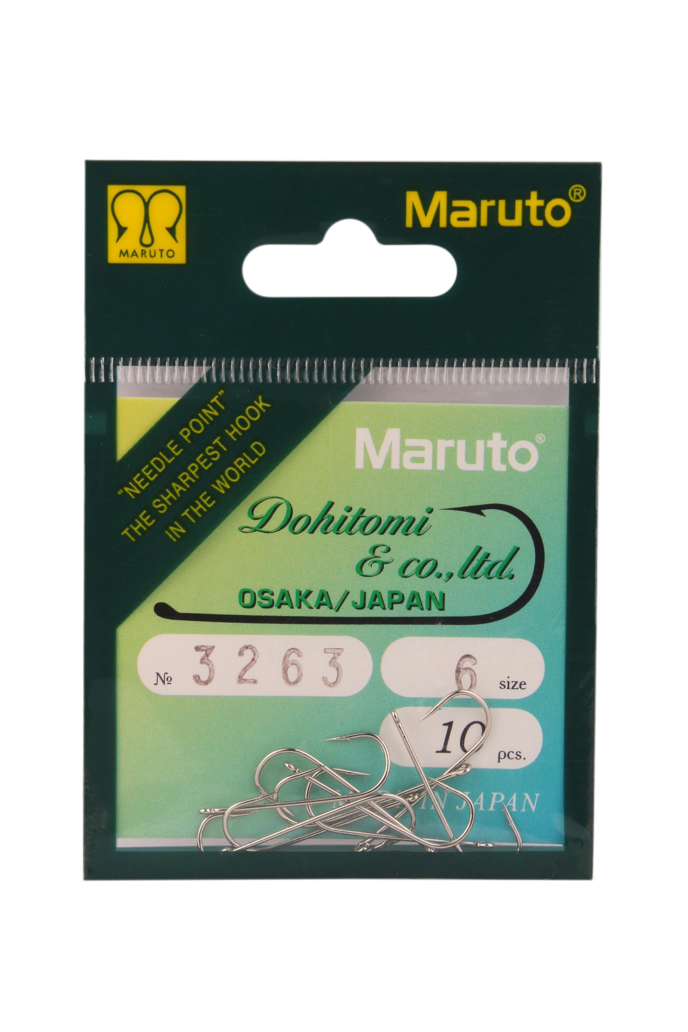 Крючки Maruto 3263 Ni №6 10шт - фото 1