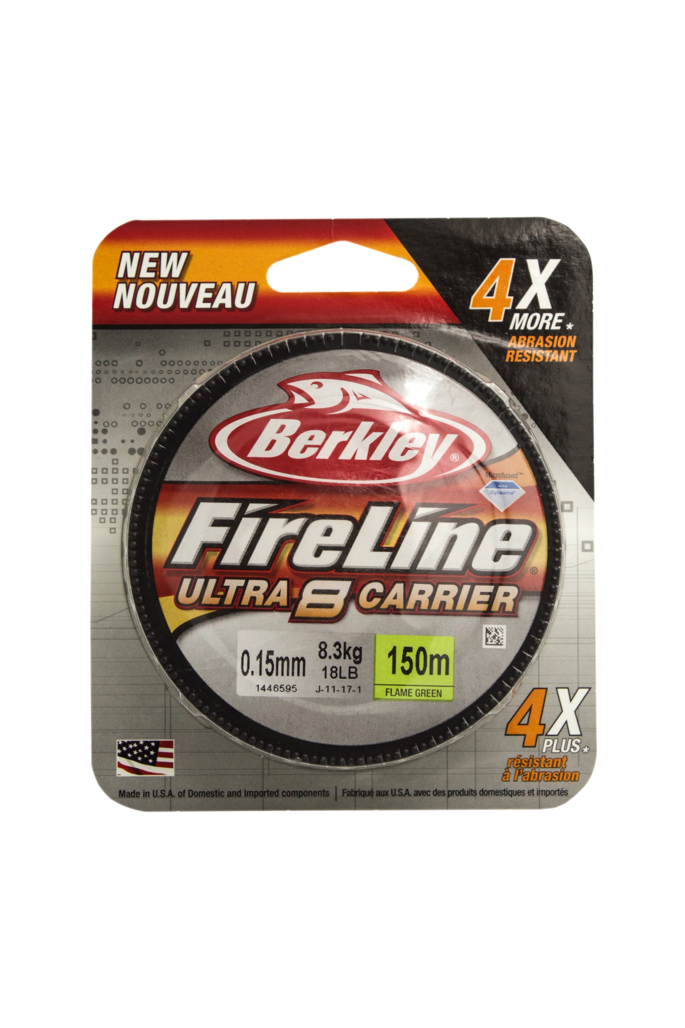 Шнур Berkley FireLine ultra 8 green 150м 0,15мм - фото 1