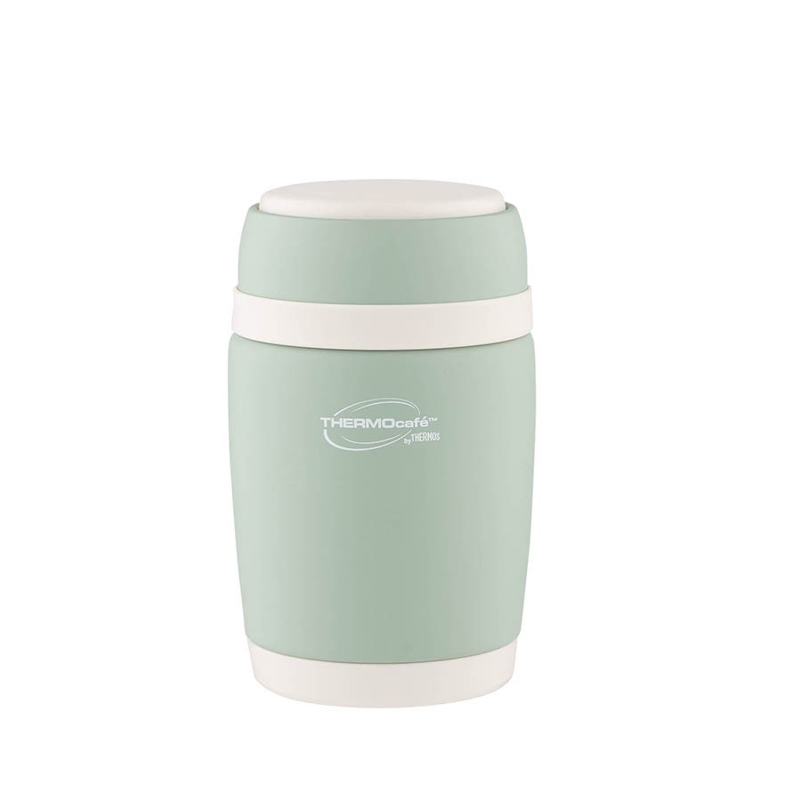 Термос Thermos Thermocafe DETC-400 food jar со складной ложкой 0,4л - фото 1