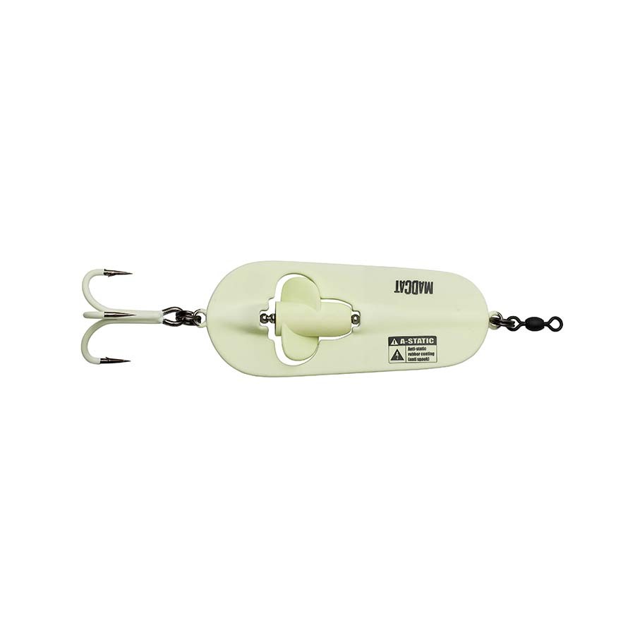 Блесна DAM Cat A-Static Rattlin spoon 110гр glow-in-the-dark