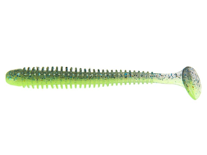 Приманка Keitech 4" Swing Impact - Chartreuse Thunder - фото 1