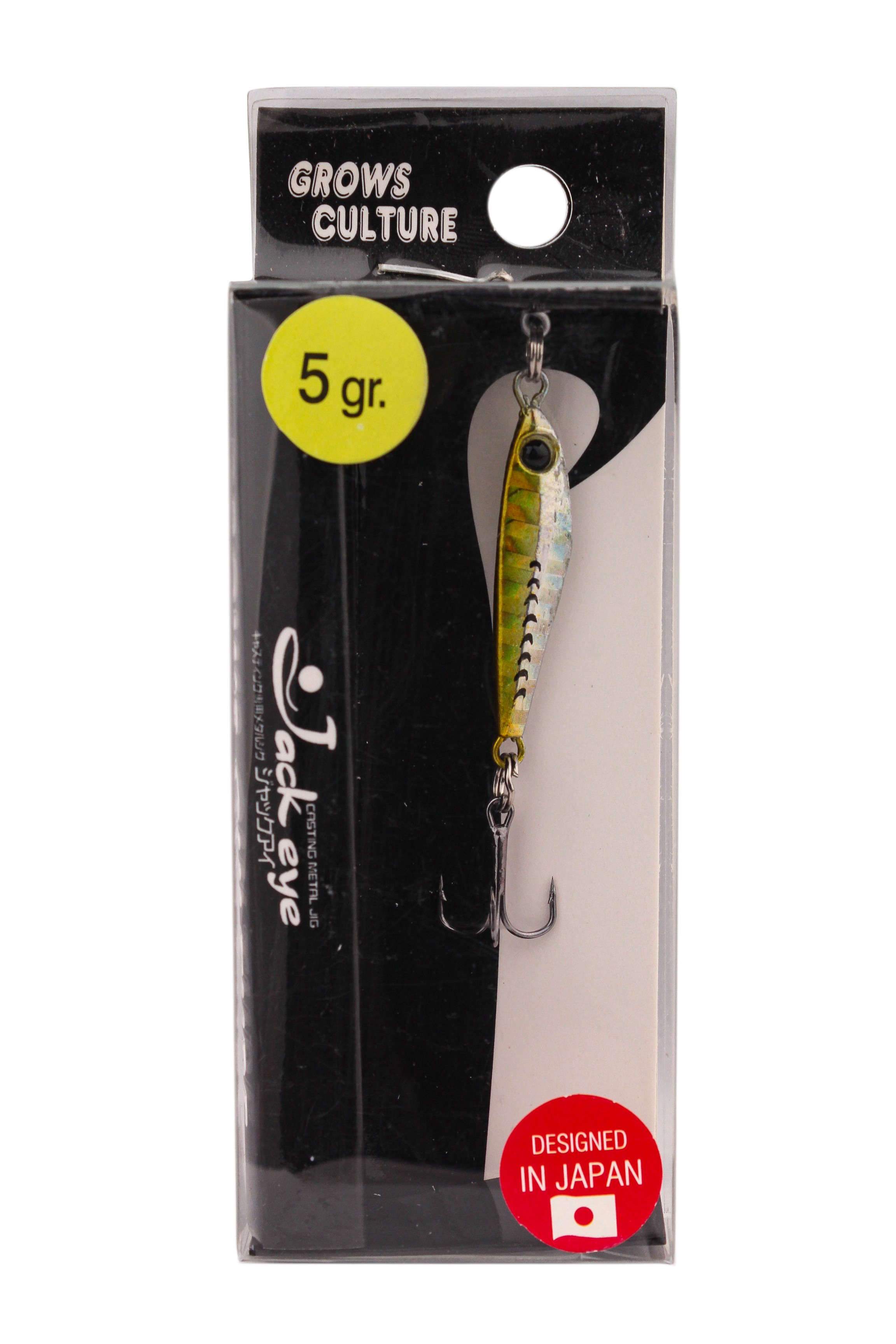 Пилькер Grows culture Jack Eye 5гр цв №13 horse mackerel/black eye - фото 1