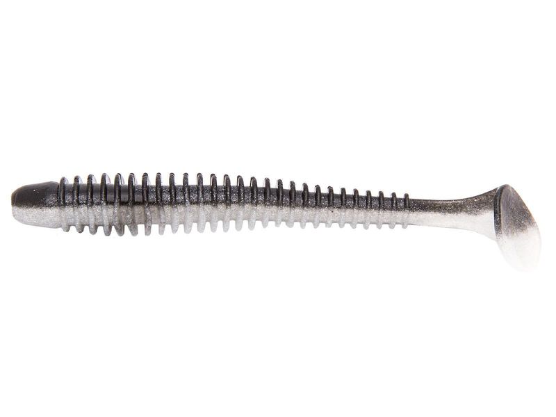 Приманка Keitech виброхвост Swing impact 3,5" Black Shiner - фото 1