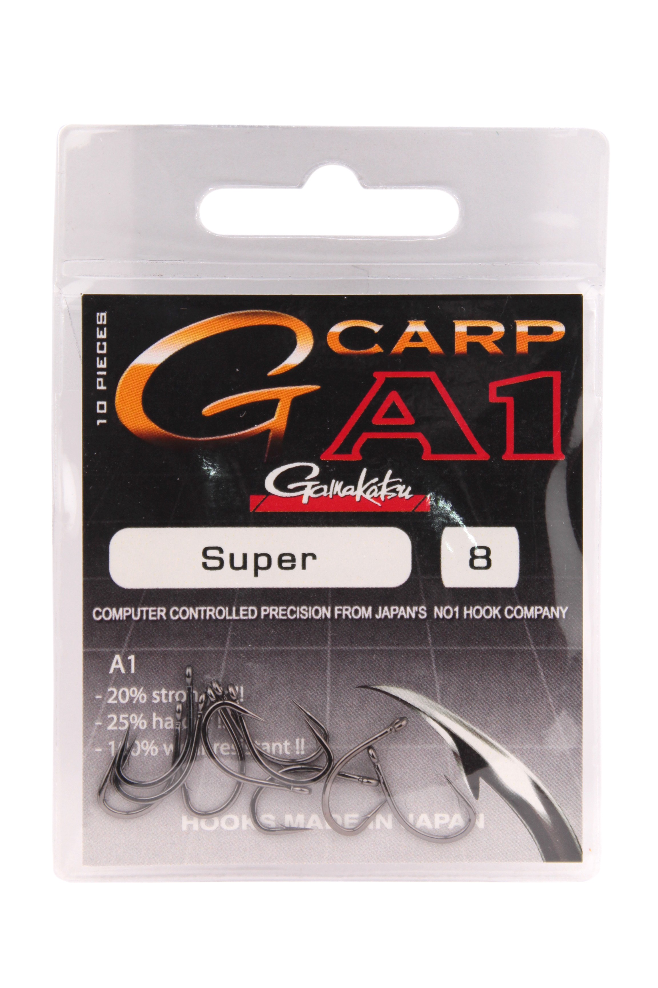 Крючок Gamakatsu A1 G-Carp super Hook №8 уп.10шт