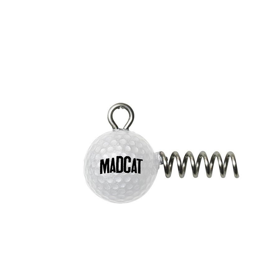 Джиг-головка DAM Madcat Golf Ball Hot Ball Jighead 100 гр - фото 1