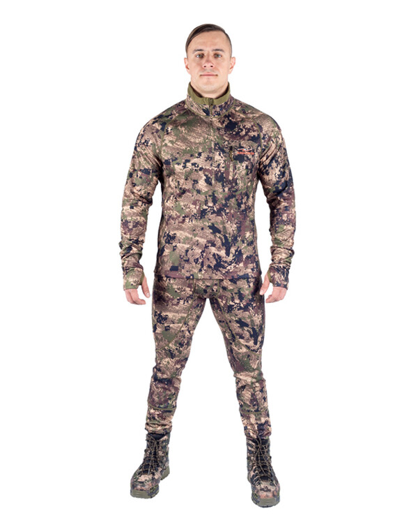 Термобелье комплект King Hunter Base Layer camo green - фото 1