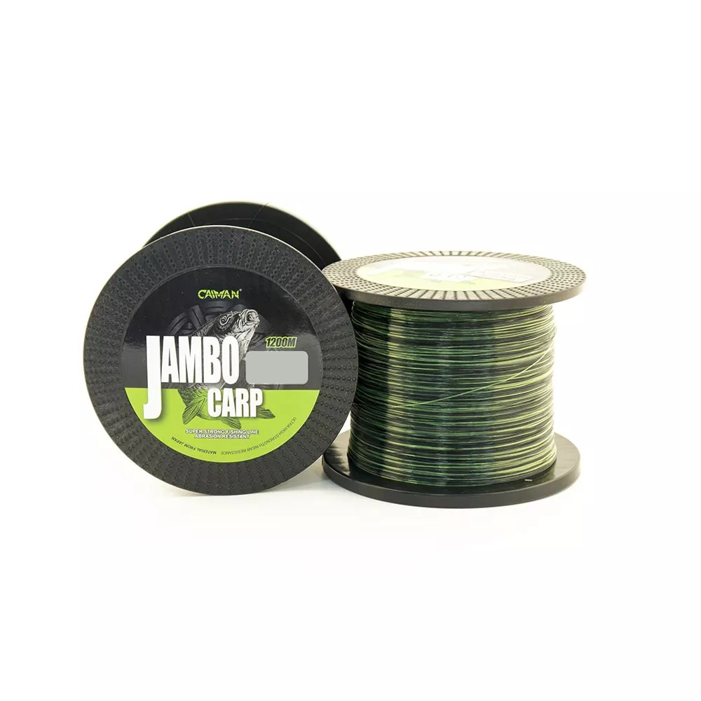 Леска Caiman Jambo 1200м 0,228мм салатово-черная - фото 1