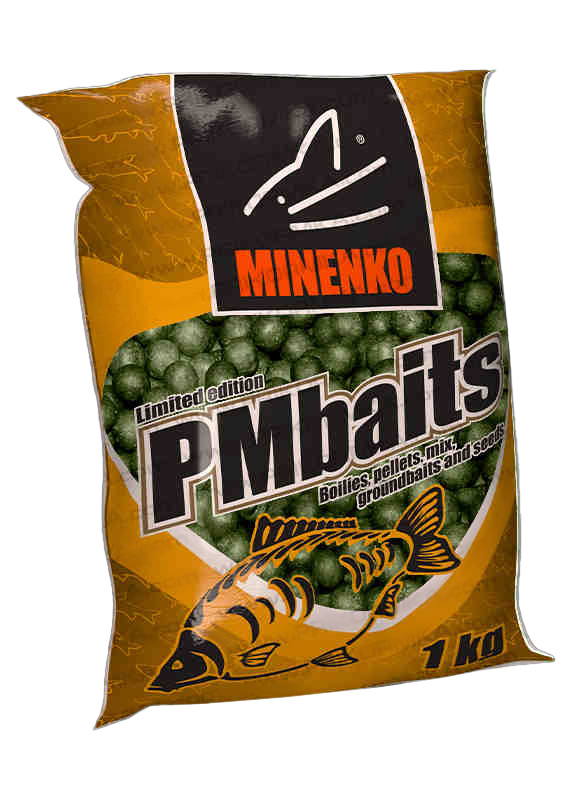 Бойлы MINENKO PMbaits пылящие Mussel-мидия 20мм 1кг