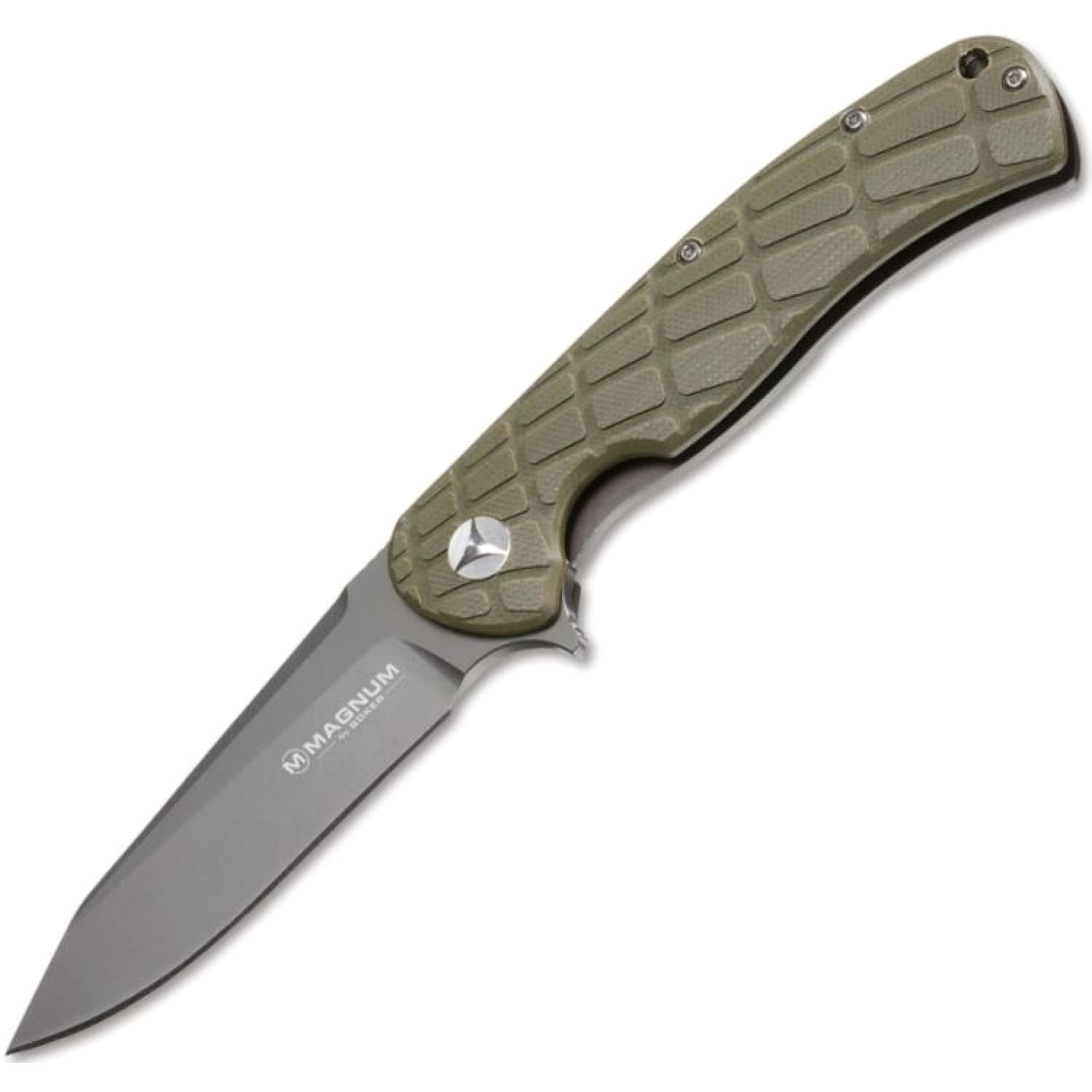 Нож Boker Magnum Foxtrott Sierra складной сталь 440B рукоять зеленая G10 - фото 1
