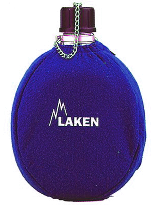 Фляга Laken 122 Clasica в чехле 1л синяя - фото 1