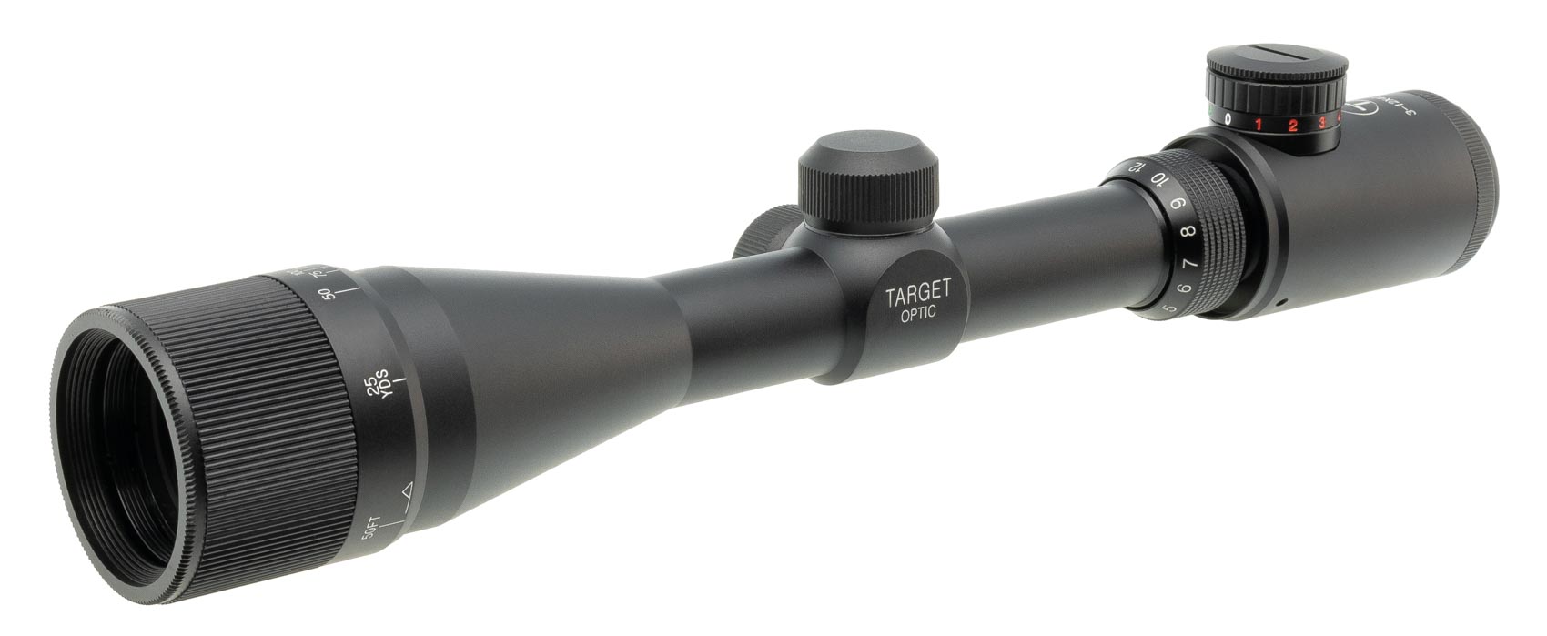 МП Прицел оптический Target Optic 3-12х40 АО (крест) c подсветкой с отстройкой о - фото 1