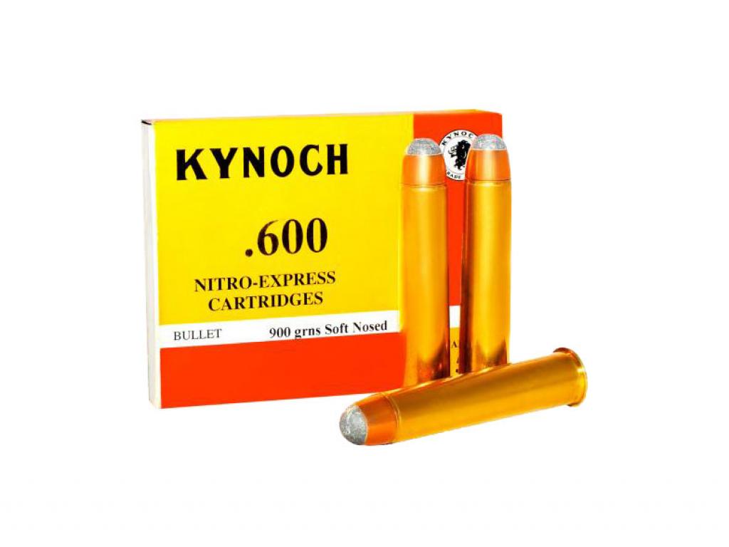 Патрон 600 N.E Kynoch Soft Nosed 58,32 гр - фото 1
