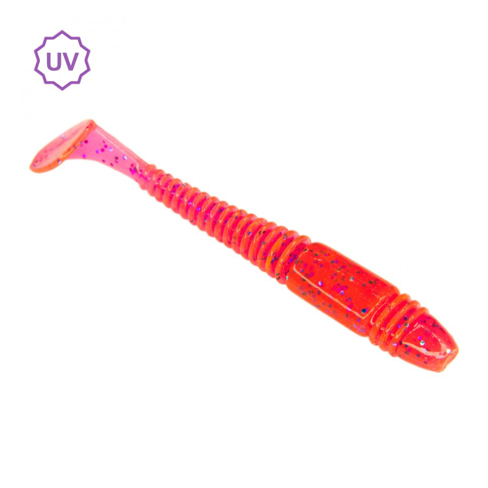 Приманка ESOX Tiga 2,9" 74мм цв.FK048 Barbie уп.7шт - фото 1