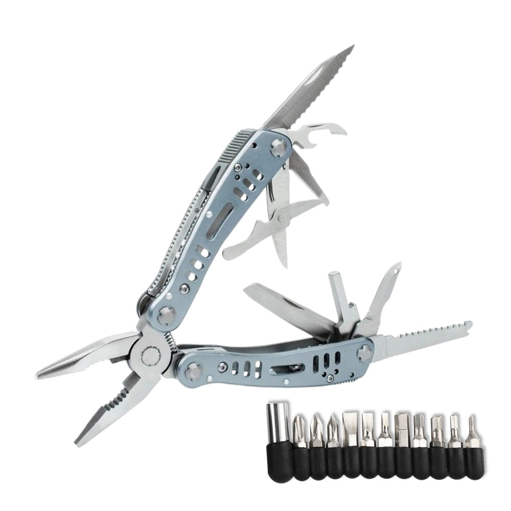 Мультитул Ganzo G203 21 в 1 серебристый - фото 1