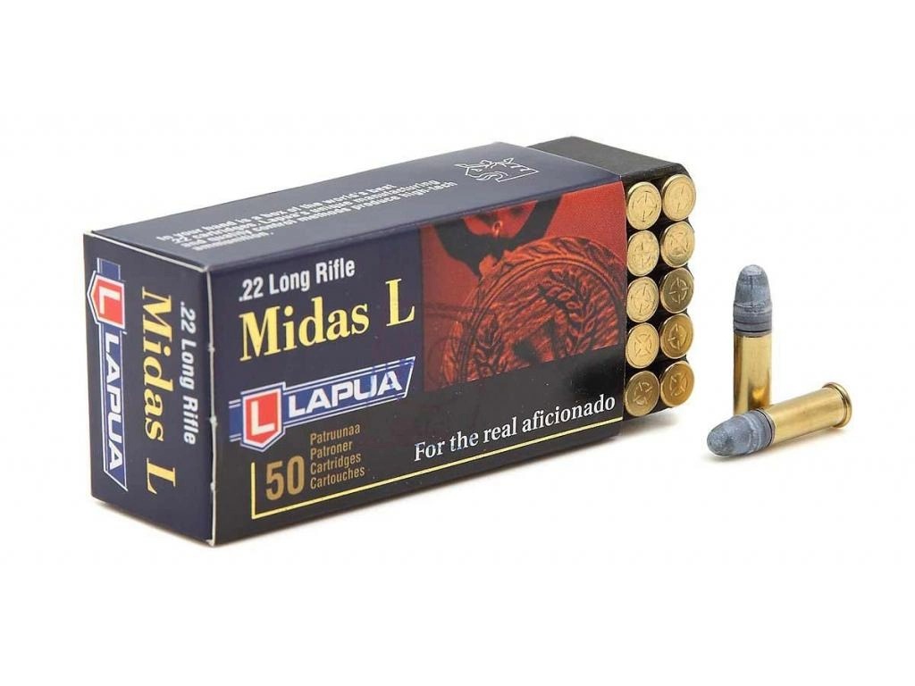 Патрон 22LR Lapua Midas L 2,59 гр 325м/сек - фото 1