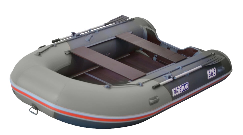 Лодка Boatsman BT365SK надувная серо-графитовый - фото 1