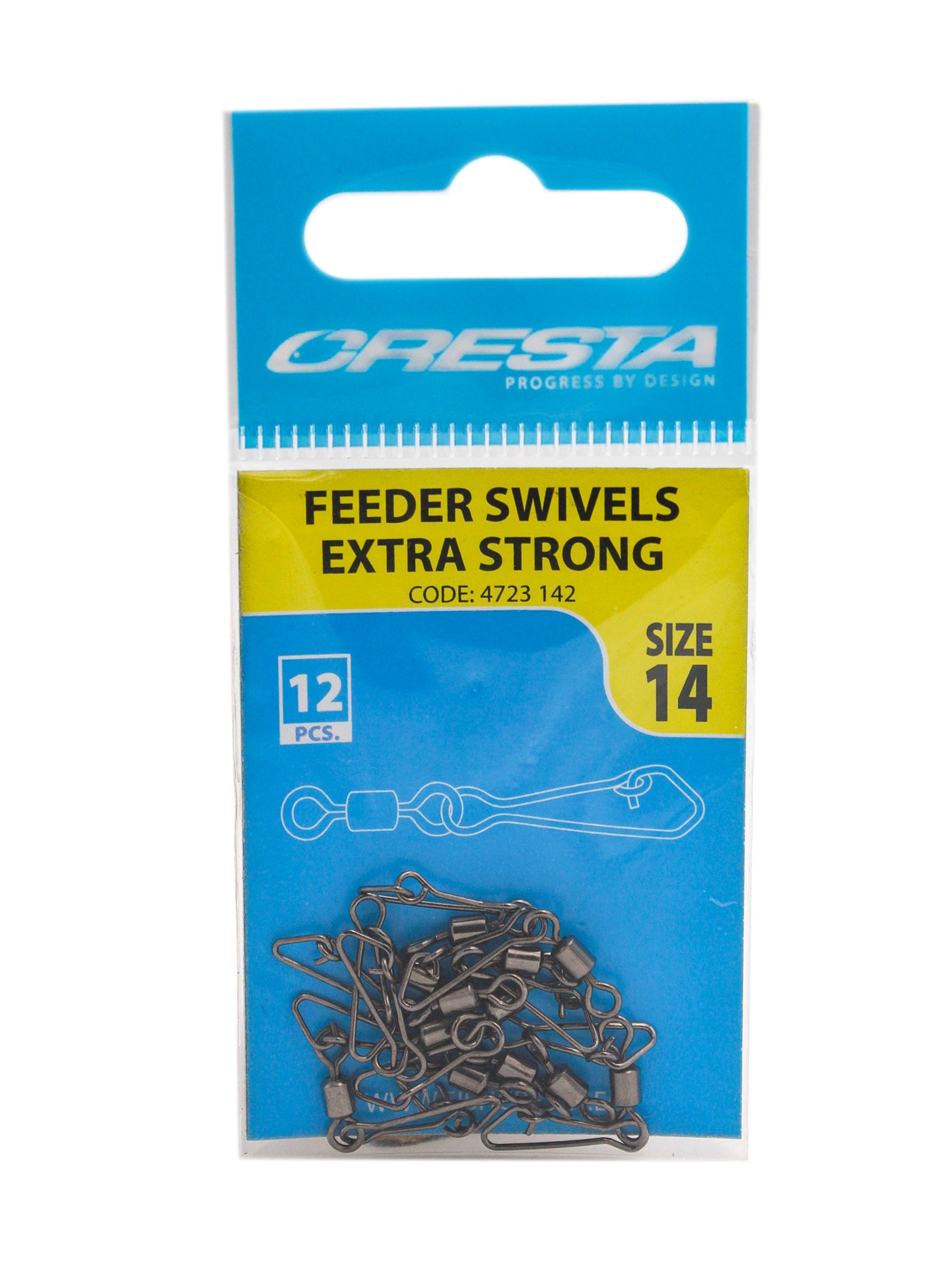 Вертлюг SPRO с карабином feeder swivels extra strong №14 - фото 1