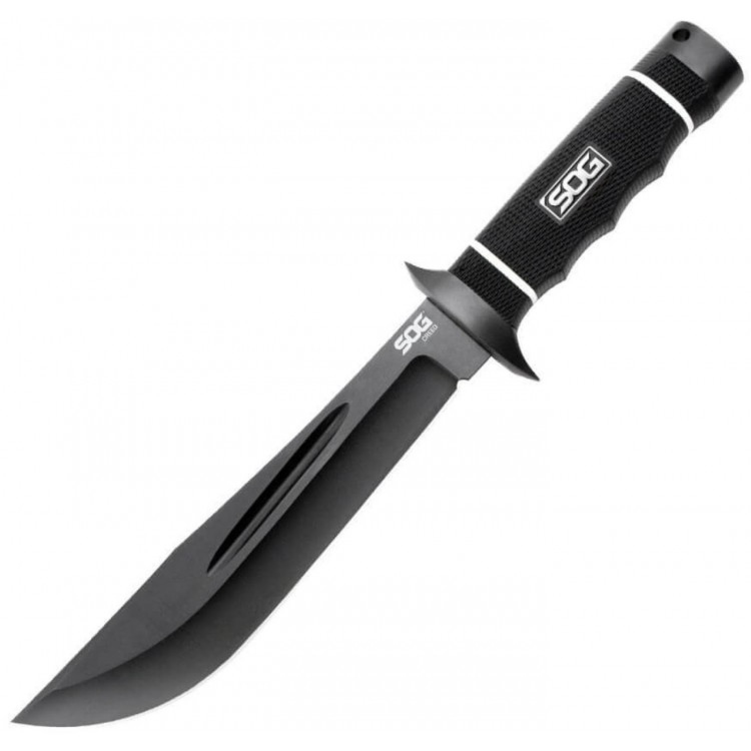 Нож SOG Creed - Black Tini фикс. клинок сталь AUS8 кратон - фото 1