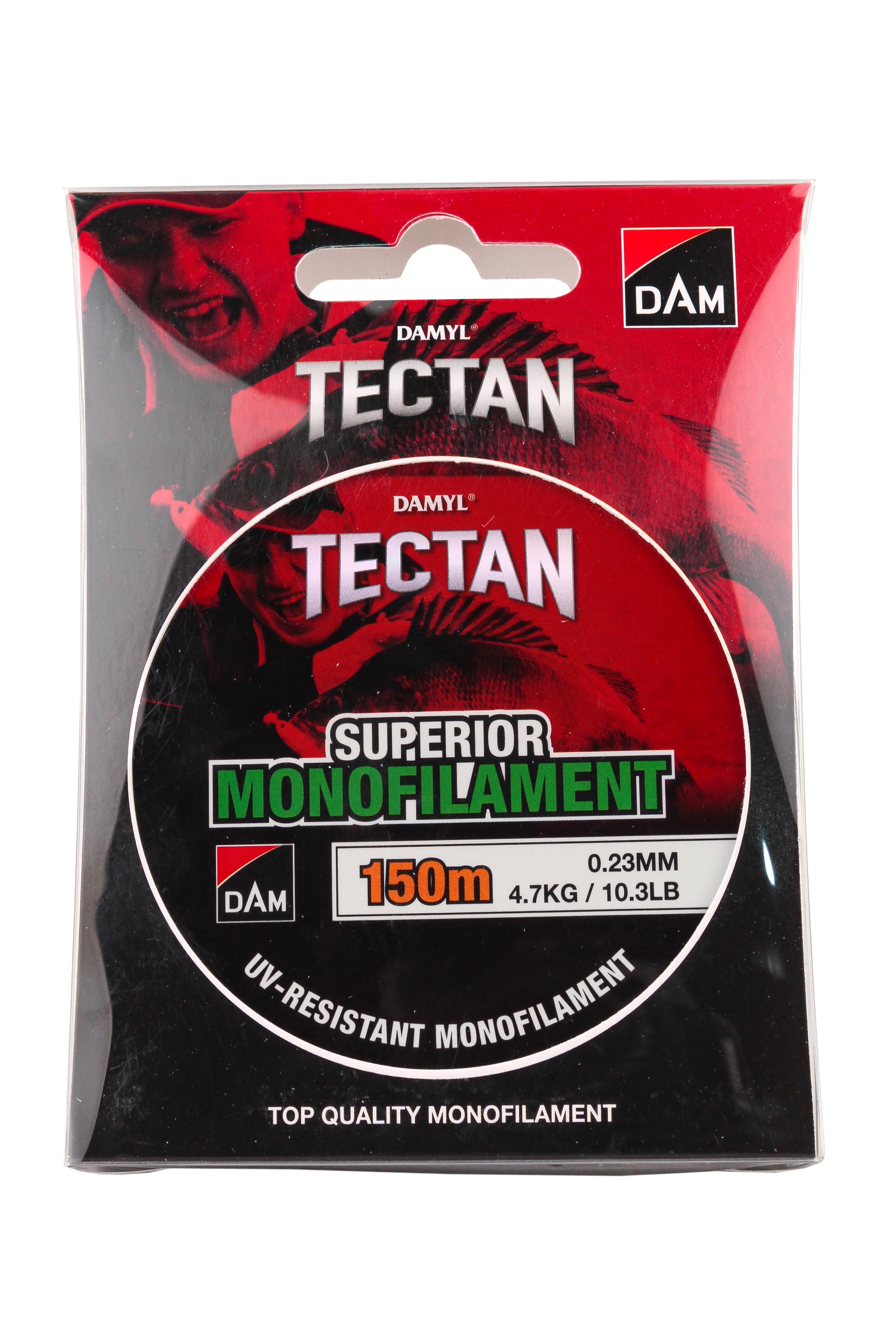 Леска DAM Tectan Superior 150м 0,23мм 4,7кг 10,3lbs green - фото 1