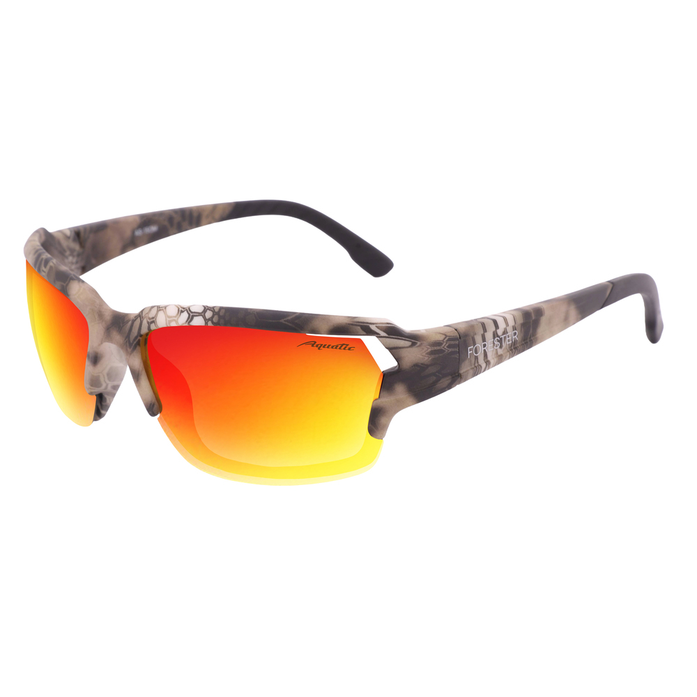 Очки Aquatic Forester оранжевые зеркальное покрытие - фото 1