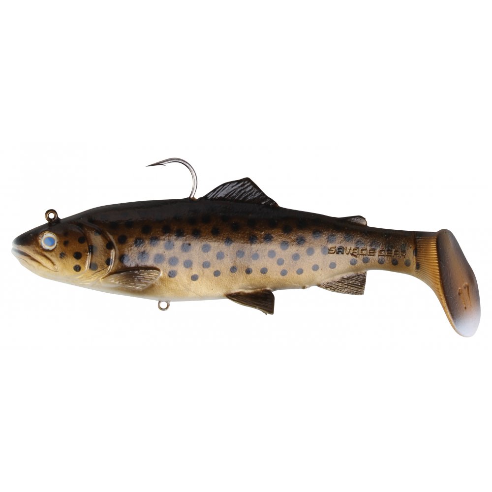 Приманка Savage Gear 3D Trout Rattle Shad 20.5cm 98g SS 03-dark brown - фото 1