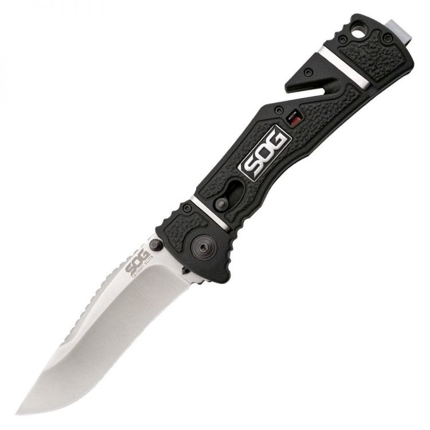 Нож SOG Trident Elite складной сталь Aus8 рукоять резина и пластик - фото 1