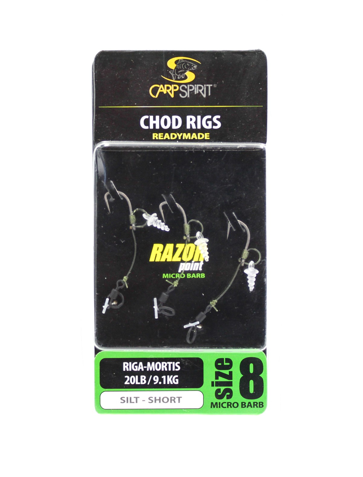 Поводок  Carp Spirit Chod rig short barbed S8