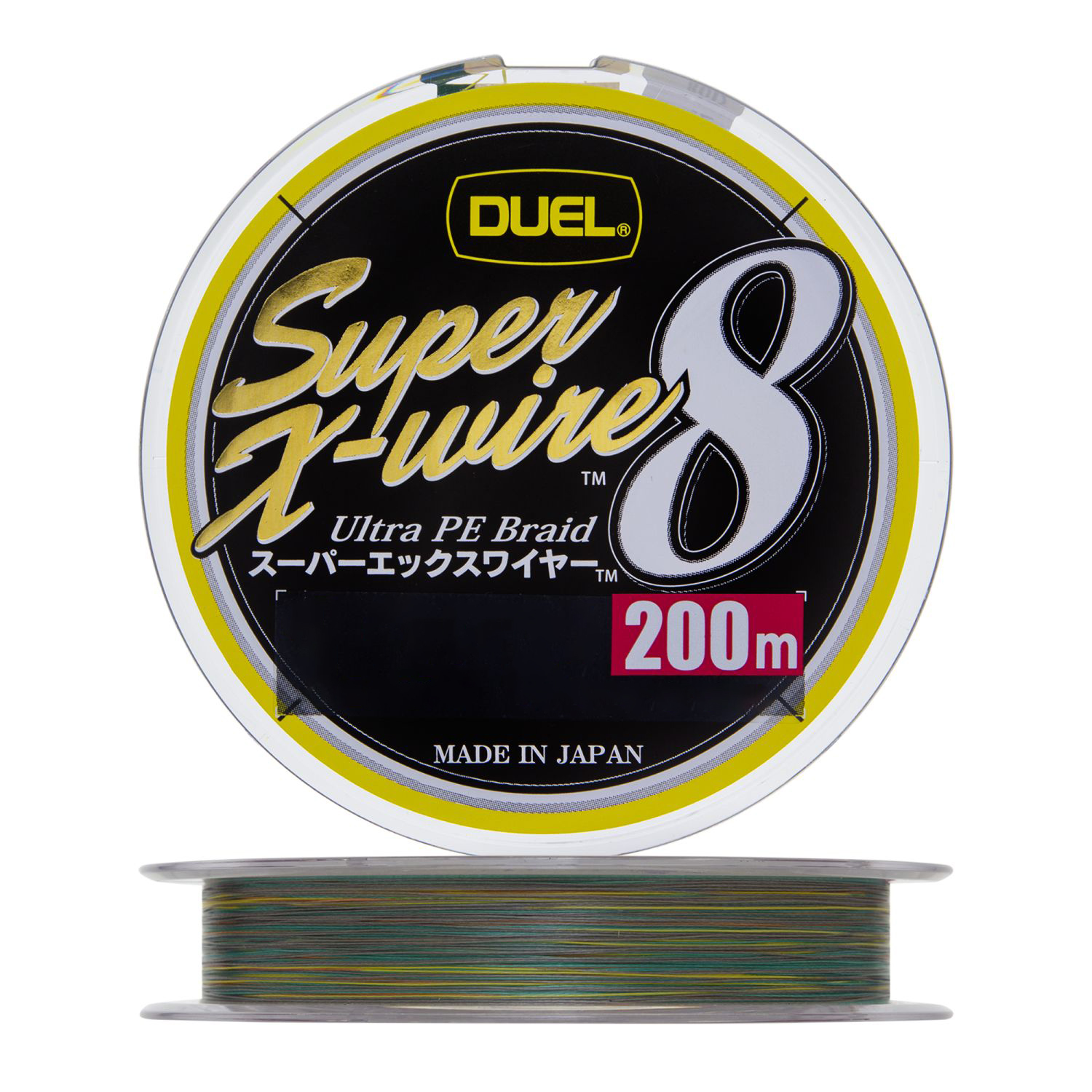 Шнур Yo-Zuri Duel PE Super X-Wire 8 200м 5Color-Yellow Marking 0,6 0,13мм 5,8кг - фото 1
