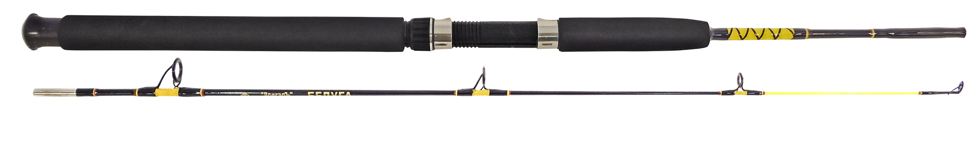 Удилище Волжанка ВолгарЪ Белуга 1,5м 2 секции 80-300гр композит монолитное - фото 1