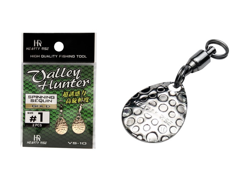 МП Лепесток Hearty Rise Valley Hunter Spinning Sequin №1 с вертлюгом, silver - фото 1