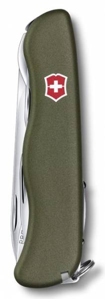 Нож Victorinox Outrider 111мм 14 функций зеленый - фото 1