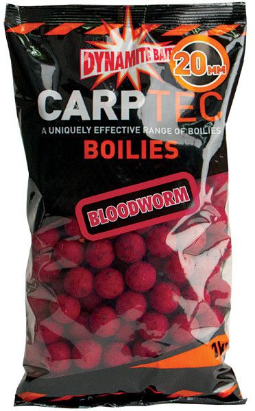 Бойлы Dynamite Baits Carp tec bloodworm 20мм 1кг - фото 1