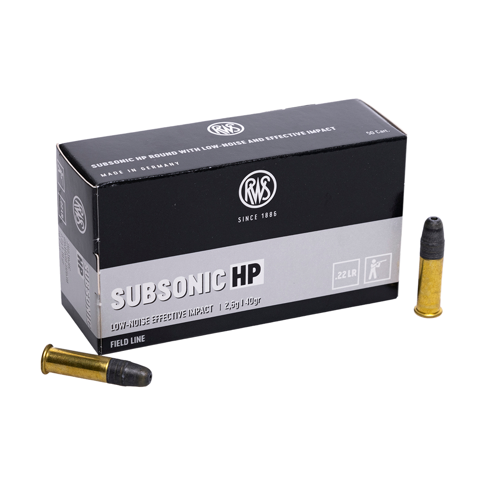 Патрон 22LR RWS SUBS H-POINT 2,6 гр - фото 1