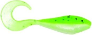 Приманка Bass Assasin Curly Shads твистер 2" chartreuse 10 шт - фото 1