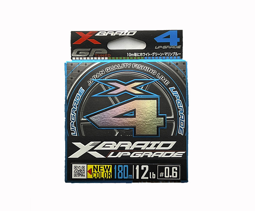 Шнур YGK X-Braid Upgrade X4 180м PE 0,6 12lb 3 colored - фото 1