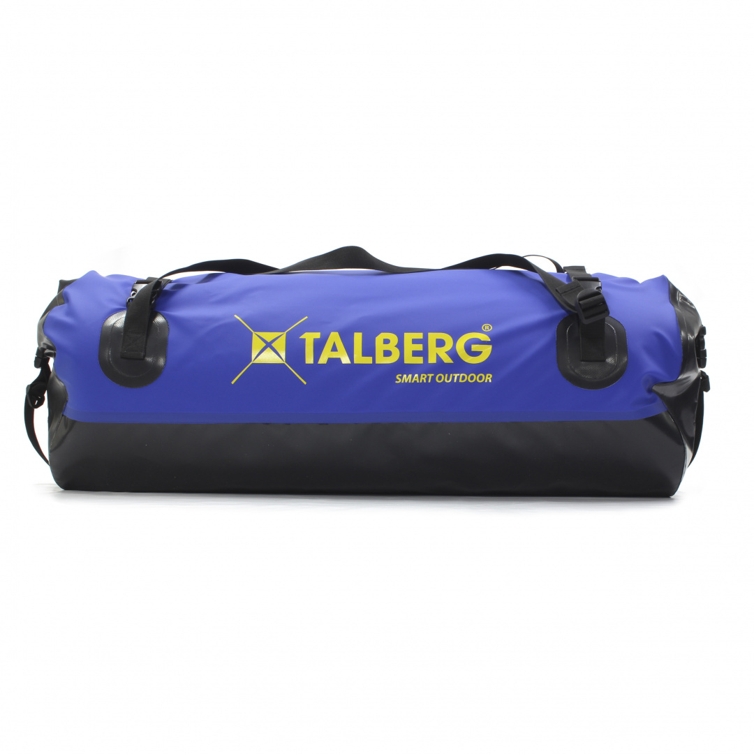 Гермосумка Talberg TRAVEL DRY BAG 80 черный/василёк - фото 1