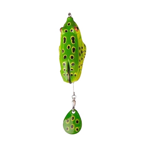 Приманка Savage Gear 3D spin kick frog 10см 12гр F green - фото 1