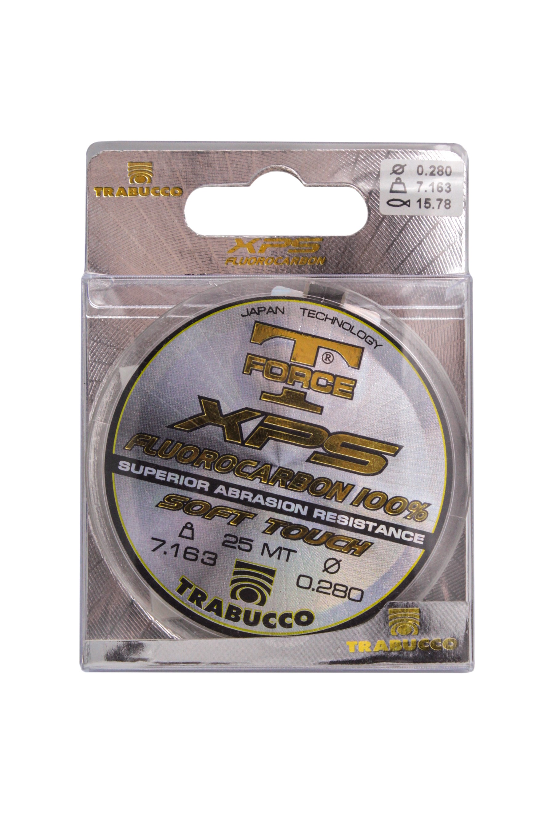 Леска Trabucco T-force fluorocarbon 25м 0,280мм - фото 1