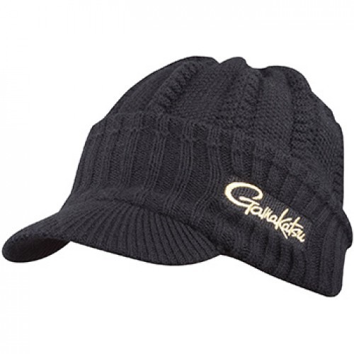 Шапка Gamakatsu Knit whith brim black - фото 1