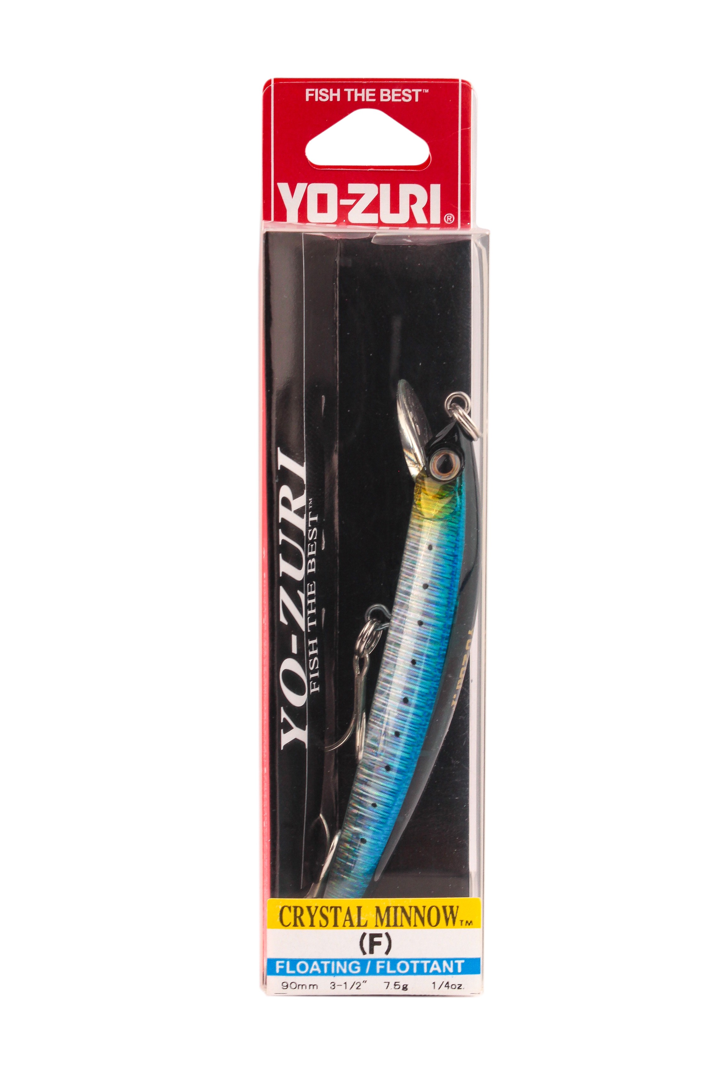 Воблер Yo-Zuri Crystal minnow 90F F1002 GHIW - фото 1