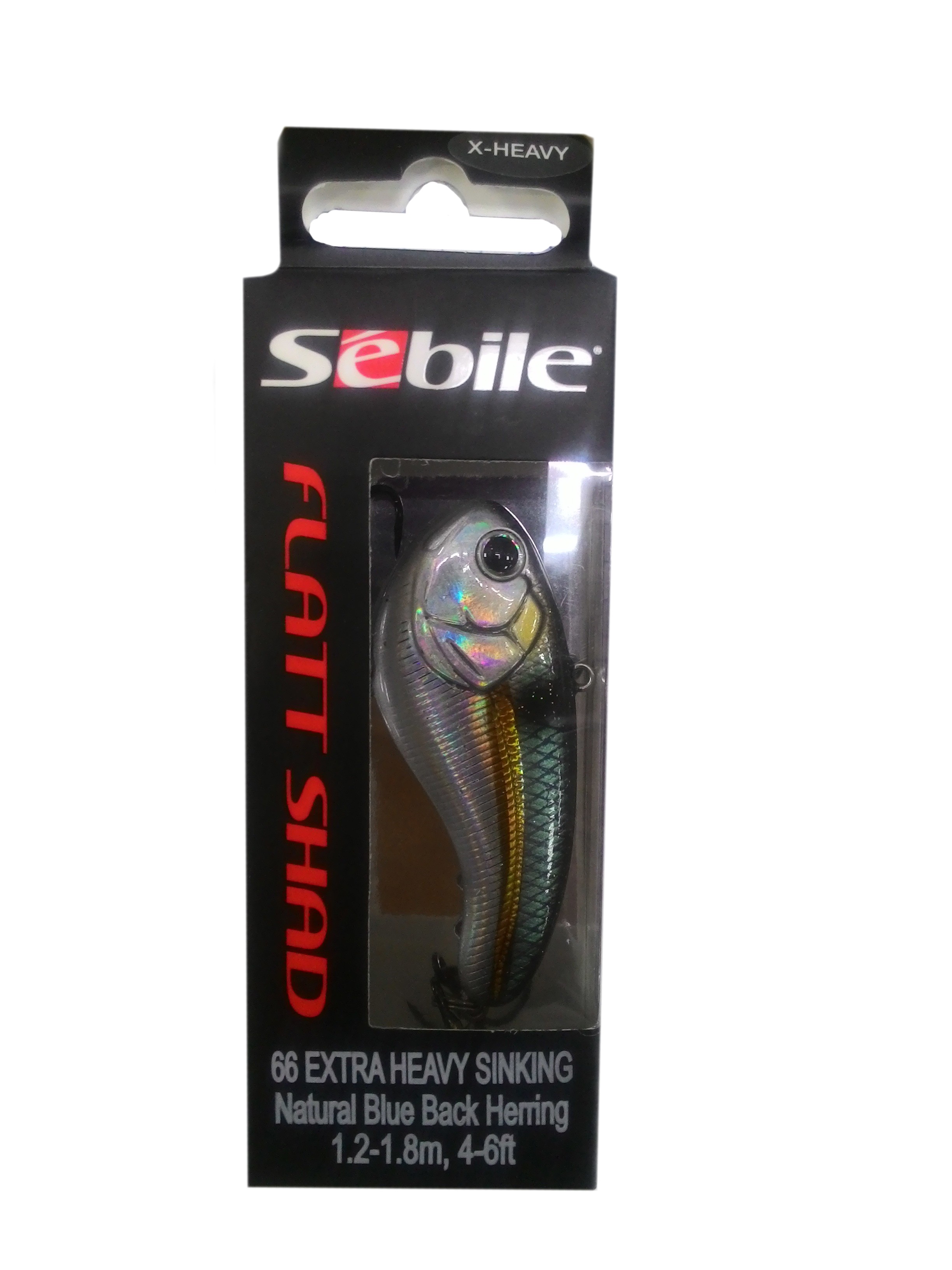 Воблер Sebile Flat shad 66SXH NBBH - фото 1